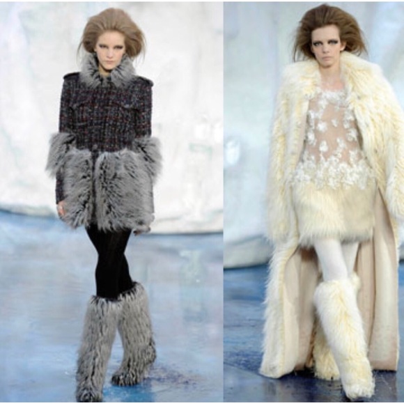 SALE FINAL DROP SHERPA BOOT COVERS FAUX FUR - Picture 5 of 5